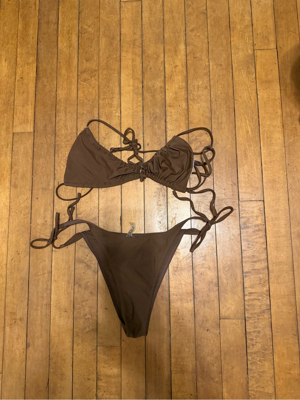 brown bikini
